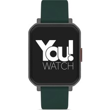 You Smart F12-YF121 Black & Green Silikon Akıllı Kol Saati