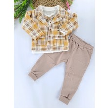 Bonboner Kids Erkek Bebek / Çocuk Ceket Body Pantolon Papyonlu Üçlü Takım