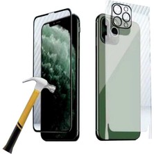 iPhone 12 3in1 Ön-Arka-Kamera Matte Full Body Ekran Koruyucu