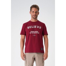 Canik Believe T-Shirt By Ertan Balaban Bordo - Xxl