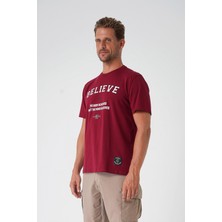 Canik Believe T-Shirt By Ertan Balaban Bordo - Xxl