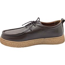 Çiğdem Kundura Ferrowalk Erkek  Deri Günlük Casual Ayakkabı - Ferrowalk - Kahverengi - 41