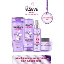 Elseve Hydra [hyaluronic] Nem ile Dolgunlaştıran Saç Bakım Seti