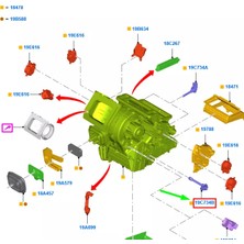 Ford Kalorifer Sıcaklık Sensörü Visteon 6G9119C734AA