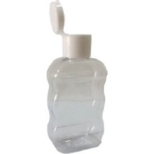 Makrobay 50ml - Likit- Dezenfektan - Kolonya - Kelebek Fliptop - Beyaz - Kapaklı 15 -Adet