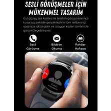 Sonreirr Spor Watch Gt4 Maximum Klasik Gümüş Erkek Akıllı Saat Sesli Görüşmeli