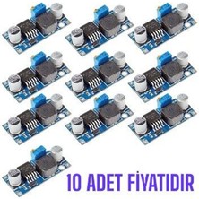Robo Dünya LM2596 Mini Ayarlanabilir 3A Voltaj Regülatör Kartı - 10 Adet