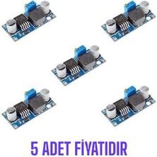Robo Dünya LM2596 Mini Ayarlanabilir 3A Voltaj Regülatör Kartı - 5 Adet