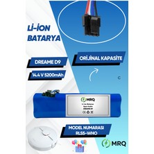 MRQ Dreame D9 Robot Süpürge Bataryası  5200MAH Batarya