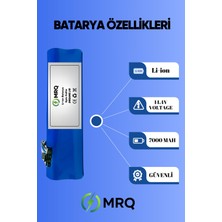 MRQ Dreame L10 Robot Süpürge Bataryası (Ultra Yüksek Kapasite) 7000MAH Batarya