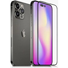 Iphone 14 Pro Uyumlu 9d Tam Kaplayan Parmak Izi Bırakmayan Ekran Koruyucu Film - LKM7217-1474