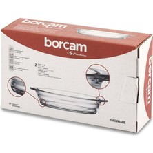 Paşabahçe Borcam Kase Paşabahçe Oval Borcam Mini  530 cc 2 Adet