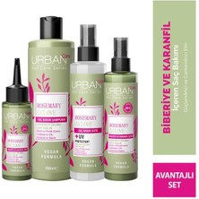 Urban Care Rosemary & Clove Biberiye ve Karanfil Saç Bakım 4lü Set