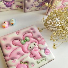 Çılgıntrend Sanrio Kuromi Yumuşak Kapaklı Pofidik Defter Hatıra Defteri