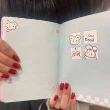 Çılgıntrend Sanrio Kuromi Yumuşak Kapaklı Pofidik Defter Hatıra Defteri