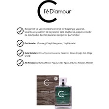 Cle D'amour Erkek Parfüm 50 ml - Powerful Scent (AROMATİK/ODUNSU) Men - Vegan