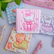 Çılgıntrend Kawaii Ayıcık Yumuşak Kapaklı Pofidik Defter Hatıra Defteri 1 Adet