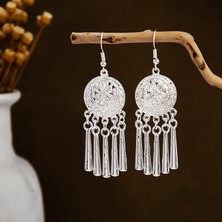 Sysdjon Miao Küpeleri, Etnik Azınlık Turistik Küpeleri, Bohem Uzun Yapraklı Püskül Küpeler (Yurt Dışından)