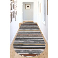 Chilai Home Cheate Renkli Oval Dekoratif Halı Djt 60 x 100