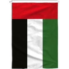 Bilsan Bayrak Birleşik Arap Emirlikleri (BAE) Ülke Bayrağı 1. Kalite Raşel Kumaş 600x900 Cm