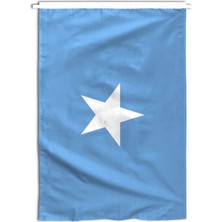 Bilsan Bayrak Somali Ülke Bayrağı 1. Kalite Raşel Kumaş 150x225 Cm