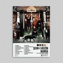 Manga - Şehr-i Hüzün Albüm - Tasarımlı Poster