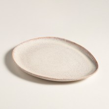 Fonte Stoneware Yemek Tabağı 31X24X3 cm Turuncu