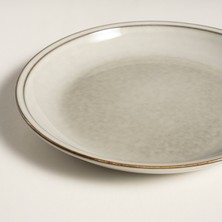 Zsa Zsa Zsu Lılıng Stoneware Yemek Tabağı 24 cm Bej