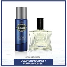 Brut Oceans Erkek Bakım Seti Parfüm Edt 100 ml, Deodorant 200 ml