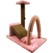 Just Cheap Store 10'lu Paket Karışık Renk Fırçalı ve Rampalı Kedi Tırmalama Tahtası ve Oyun Platformu