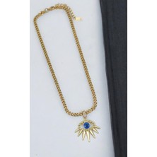 Suda İthalat Gold Renk Figürlü Vıp Seri Çelik Kolye (45CM)