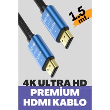 Vetech 4K HDMI Kablosu Hdtv 2.0V Oyuncu Bilgisayarı, Playstation, Xbox, Notebook Için