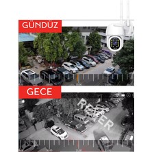 Rever 360° Haraketli Hareket Sensörlü 2mp Güvenlik Kamerası Ip Kamera Su Geçirmez IP66 Wıfı