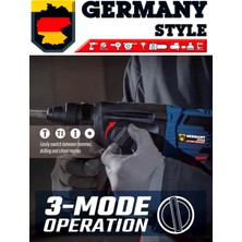 Germany Style Alman MS-3500 Metal Şanzuman Darbeli Matkap Kırıcı Delici Hilti 2-28 mm