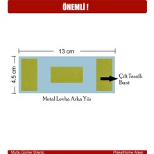 Plaket Home Kişiye Özel Kaliteli Yapışkanlı Metal Kapı Isimliği