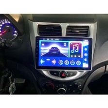 Navecron Hyundaı Accent Blue 2011-19 Uyumlu Androıd Multimedya Gerçek 2/32 Kablosuz Carplay Geri Görüş Kmr