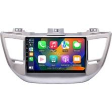 Navecron Hyundaı Tucson 2014-2017 Uyumlu Androıd Multimedya Gerçek 2/32 Kablosuz Carplay Geri Görüş Kameralı