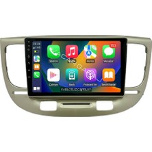 Navecron Kıa Rıo 2006-11 Uyumlu Androıd Multimedya Gerçek 2/32 Kablosuz Carplay Geri Görüş Kameralı