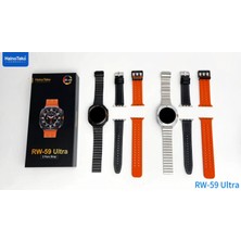 Haino Teko Yeni Rw 59 Watch Ultra Amoled Ekran 3 Kordon Akıllı Saat