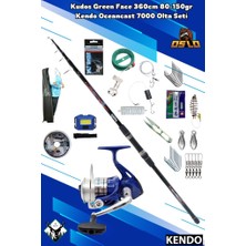 Kudos Green Face 360CM Kendo Oceancast 7000 Olta Seti