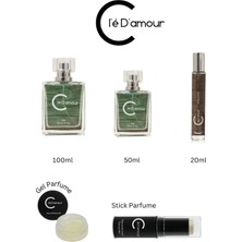 Cle D'amour Erkek Jel Parfüm 15 ml - Powerful Scent (AROMATİK/ODUNSU) Men - Vegan