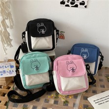 Museum Kanvas Küçük Kadın Yaz Kore Japon Sevimli Tek Omuz Crossbody Kore Ins Kız Öğrenci Çanta (Yurt Dışından)