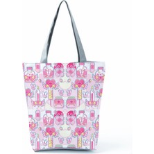 Museum Hemşire Kalp Diş Işareti Özelleştirilmiş Kadın Seyahat Omuz Polyester Tote Çanta (Yurt Dışından)