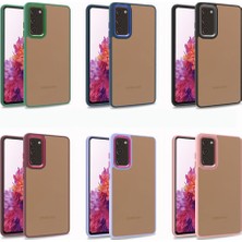 ZORE Galaxy S20 Fe Kılıf Zore Flora Kapak-Mavi