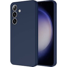 ZORE Galaxy S24 Kılıf Zore Mara Laaakan Kapak-Lacivert