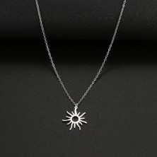 Gümüşcüm Güneş Gümüş Kolye