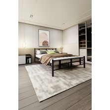 Decofer Karma Çift Kişilik Siyah Metal Karyola