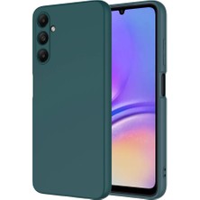 ZORE Galaxy A35 Kılıf Zore Mara Laaakan Kapak-Koyu Yeşil