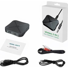 Starkpro ST-KN319 Bilgisayar/dizüstü Bilgisayar/kulaklık/mp3 Çalar Için Uygun Verici/alıcı, Geniş Uyumlu Stereo Ses Alıcısı Kablosuz Bluetooth Adaptörü