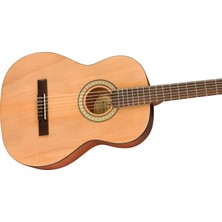 Fender FA-25N Ceviz Klavye Naturel 3/4 Klasik Gitar